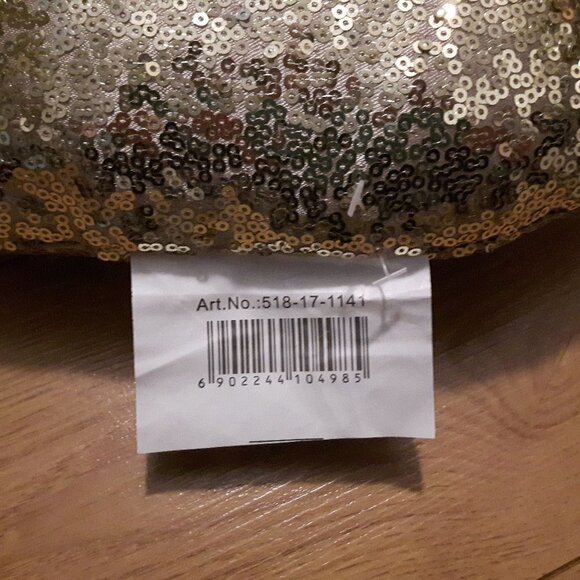 Glitter Cat Face Cushion Pillow - Picture 3 of 3